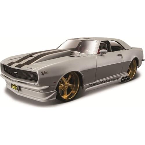 Maisto 1:24 1968 Chevrolet Chevelle Camaro Z/28 Highly-detailed die-cast precision model car Model collection gift