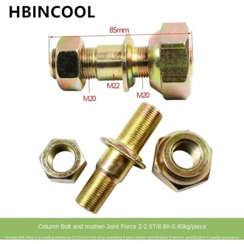 For high quality original factory forklift accessories, studs and nuts 24353-72001B-YH screws for Heli 2-2.5T (8.8) forklift