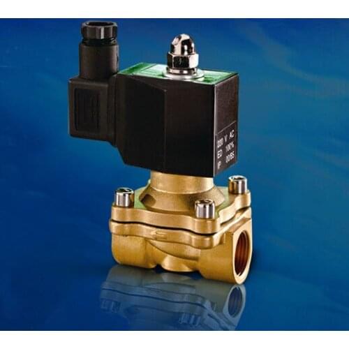 1 1/4 inch 2W series square coil IP65 solenoid valve brass electromagnetic valve normally closed