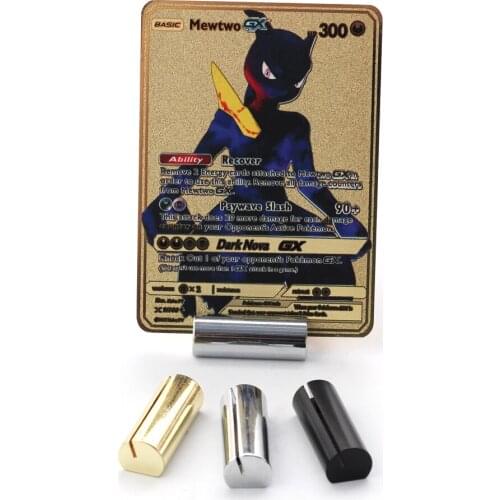 1pcs Pokemon Cards Metal Label Holder Label Paper Card Display Base Holder Price Coordinate Price Holder Collection Dedicated