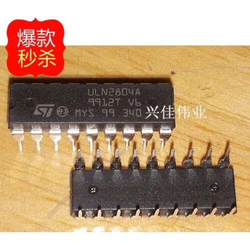 10PCS New original authentic ULN2804 ULN2804A DIP18 Darlington transistor array