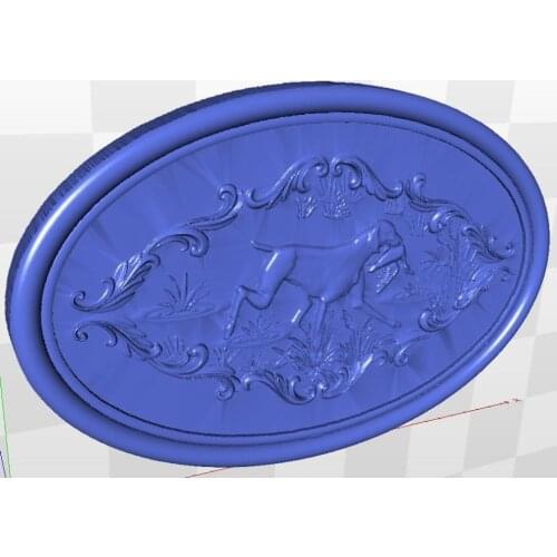 3d model relief for Panno_hunting_1 cnc in STL file format
