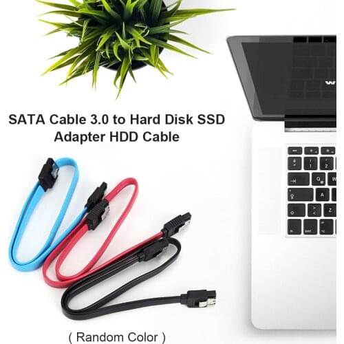 40CM SATA 3.0 Cable to Hard Disk SSD adapter HDD cable 180 Degree Sata 3.0 6Gbps Cable for Asus MSI Gigabyte Motherboard Cable