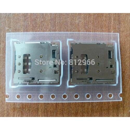 5PCS/LOT, Original new sim card reader connector holder Slot contact module for TCL S720 S720T S725 S725T