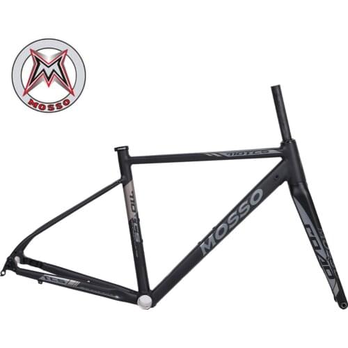 MOSSO 710TCS Aluminum Alloy Road bike Frame With Carbon Front Fork Ultra-light 700C Thrux Axle Frameset Bicycle Accessories