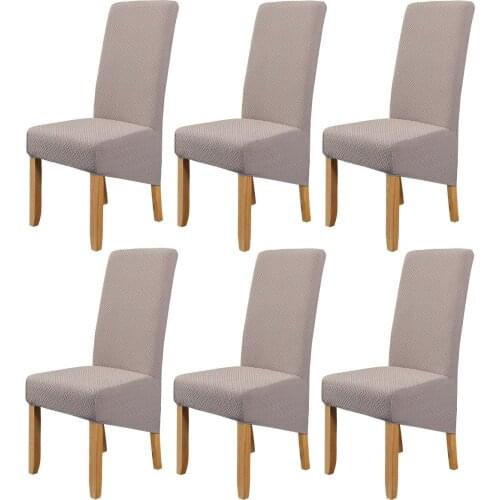 Big Size Chair Cover Solid Elastic Large Dining Chair Cover Seat Slipcover Cushion Anti-dirty Home Decoration Protector