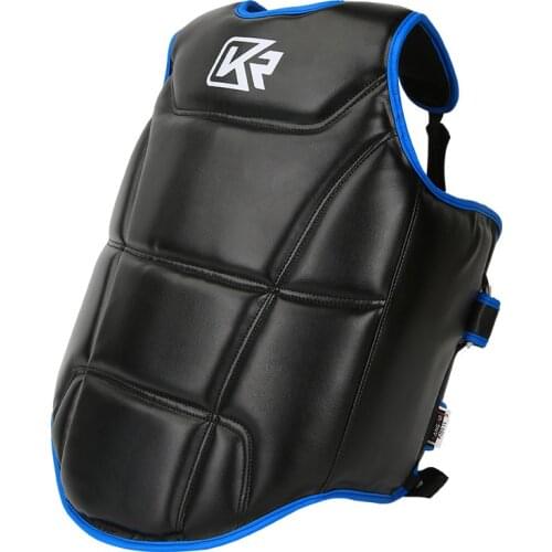 Kids Adults Sanda MMA Muay Thai Boxing Chest Guard Taekwondo Martial Arts Body Protector Boxer Sparring Protective Gear 2019 EO