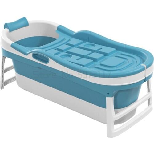 Bath tub folding bath tub household bath tub bath tub full body bath tub adult thickened large