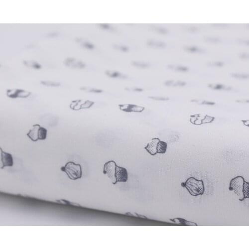Cake Print Plian Cotton Fabric,Fabrics For Dress Shirt,DIY Sewing Patchwork Tissue Tilda Doll Cloth Home Crafts cake Set