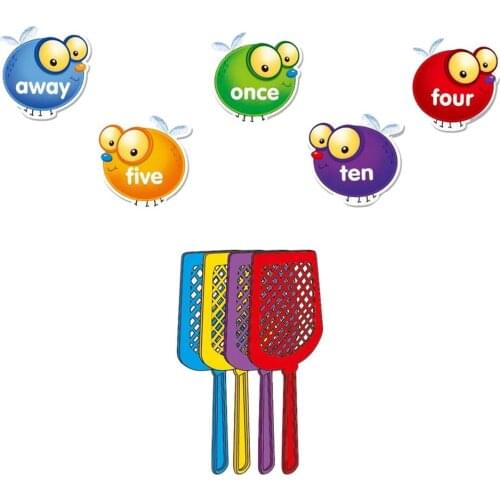 Game Shooting Flies Sight Word Swat English Educational Learning Study Toy Words Cards Enlightenment Kids Toy Gifts