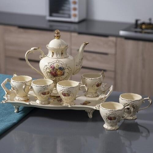 Ceramic Western-style afternoon tea set tea cup set