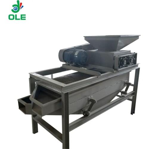 Commercial 400kg/h Almond Cracker Breaking Machine