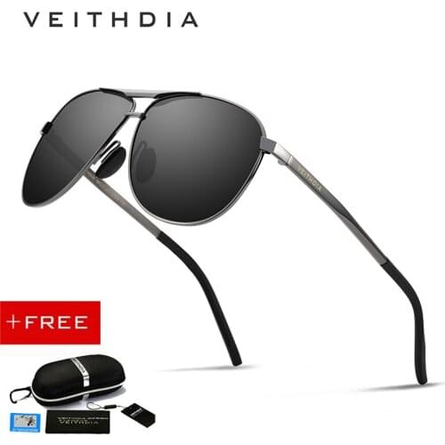 Veithdia 2019 Brand Designer Fashion Sunglasses Mens Polarized Mirror Sun Glasses Eyewear Accessorie For Men 3028