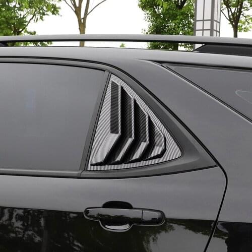 Car Side Vent Rear Quarter Window Louvers Cover Trim Sticker for Chevrolet Equinox Accessories 2017 2018 2019 2020 2021
