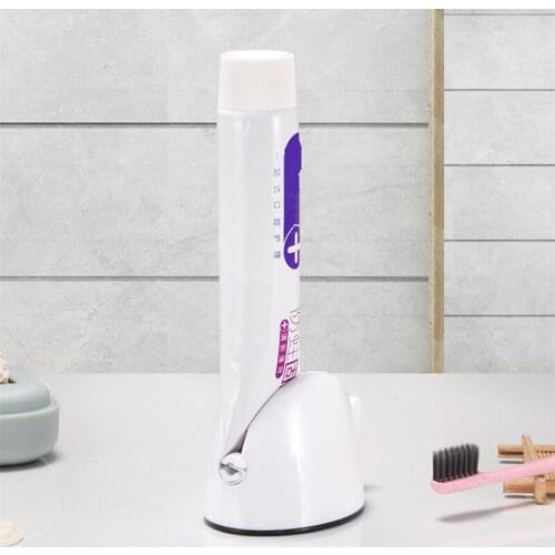 New Portable Multifunction Toothpaste Tube Squeezer Cream Tube Squeezing Toothpaste Easy Plastic Dispenser Bathroom Accessories