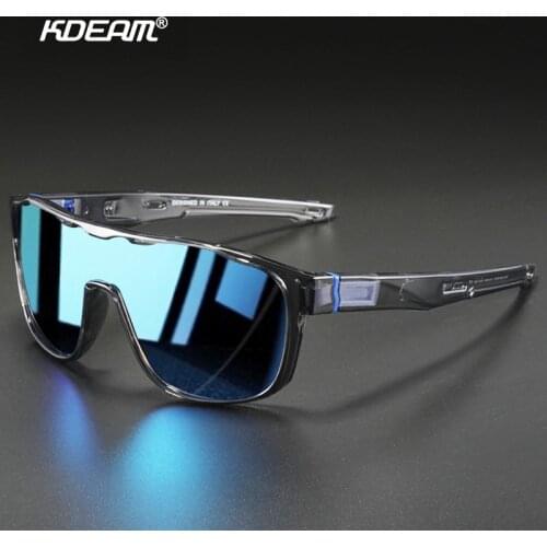 KDEAM Oversized Polarized Sunglasses Men Women Fashion Sport Style Sun Glasses Driving Fishing Goggles Super Light Frame CE 8XH