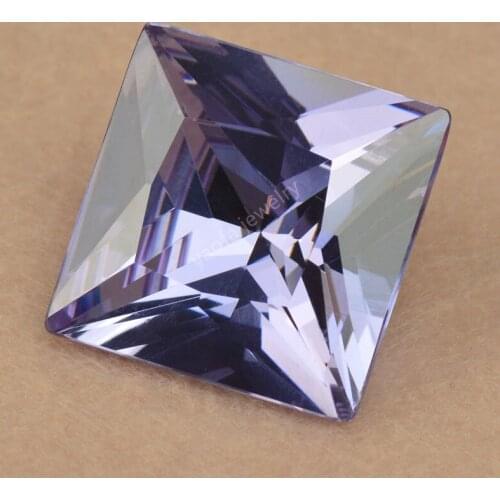 Sale 1.5*1.5~12*12mm 5A Square Shape Princess Cut Lavender Color Loose Synthetic Violet Cubic Zirconia Gems CZ Stone For Jewelry