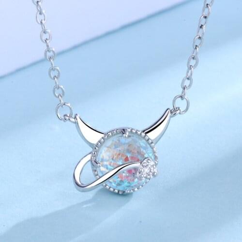 A Girl' Link Chain Animals Demon Charm Necklaces & Pendants Choker Party Wedding Jewelry For Women