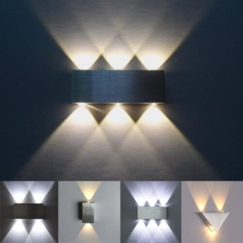 Modern Led Wall Light 2w 3w 4w 6w Ac85-265v High Quality Aluminum Decorate Bedroom Reading Indoor Wall Lamp Decoration Light