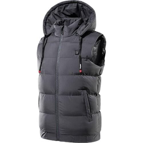 MINDYGOO High Quality Custom Logo Factory Warm waistcoats For Men And Women In Autumn Winte Vests With Hats