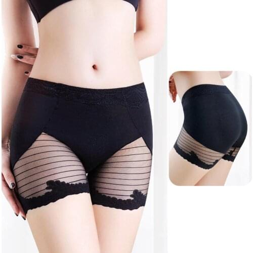 Women Underwear Sexy Ultra-thin Breathable Seamless High Waist Underpants Safety Shorts Transparent Cotton Briefs Womens Panty