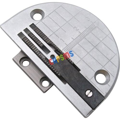 1SET#APS-11+APS-12 Flat car anti-crease needle plate & feed dog Compatible with JUKI DDL-5550 8300 BROTHER