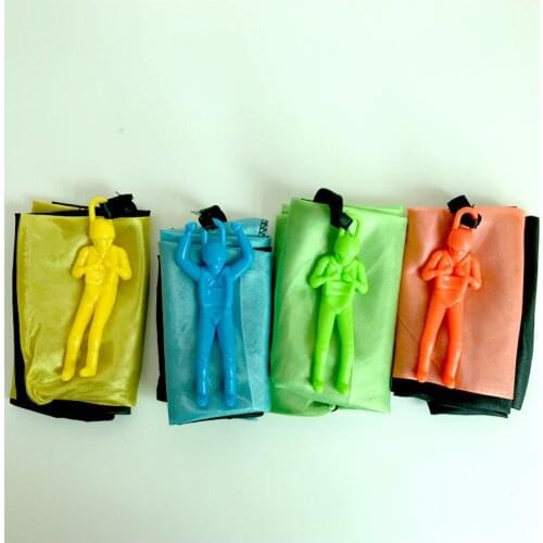 1Pcs Kids Hand Throwing Parachute Toy For Childrens Educational Parachute With Figure Soldier Outdoor Fun Sports Play Game