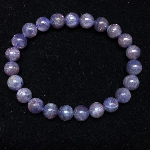 100% Natural Blood Red Dichroite Cordierite Iolite Bracelet Women Men 8.2mm Star Light Round Beads Certificate AAAAAA