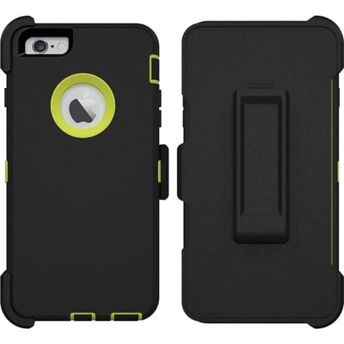 Armor Case for iPhone 6 6S 7 8 Plus Case 3 in 1 Heavy Duty Shockproof Defender Cover For iPhone 11 Pro Max X XS Max XR Case Bags