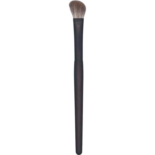 B06 Professional Handmade Makeup Brush Soft Snow Fox Hair Angled Eye Shadow Brush Ebony Handle Make Up Brushes