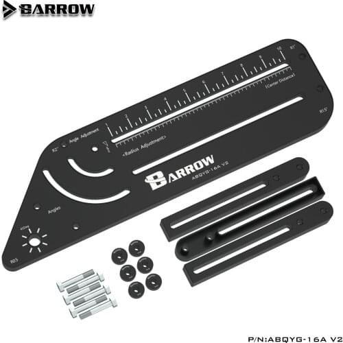 Barrow ABQYG-16A V2,water cooler Hard Tube Bending Tool (ABS+Steel plate) heatsink gadget V2