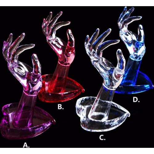 Free Shipping!! Fashionable Crystal Hand Mannequin High Quality Mannequin Hand For Nail Practise