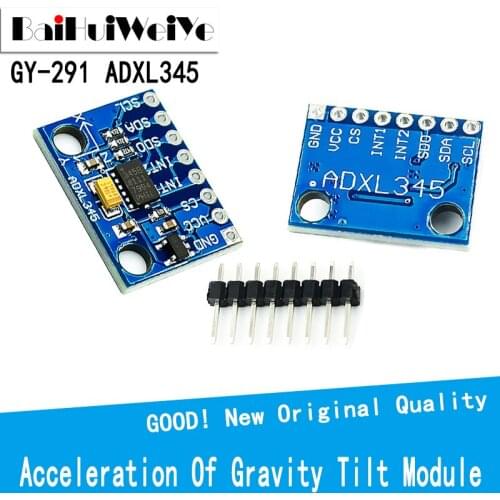 1pcs GY-291 ADXL345 Digital Three-Axis Acceleration Of Gravity Tilt Module IIC SPI Transmission For Arduino