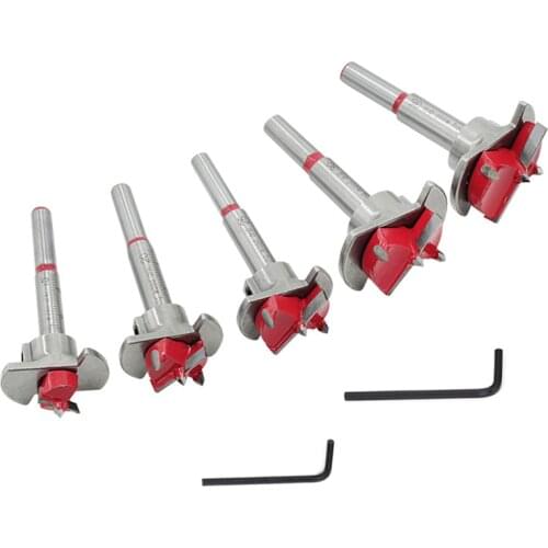 Diameter 15/20/25/30/35mm Adjustable Carbide Drill Bit Hinge Hole Saw Opener Boring Bit Tipped Drilling Tool Woodworking Cutter