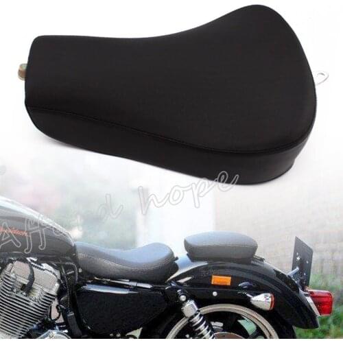 For Harley Sportster Forty Eight XL1200 883 72 48 Motorcycle Leather Driver Pillow Solo Seat Front Cushion Sofa Tour Seat Bench