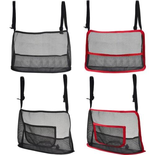 HOT SALE Car Handbag Holder Purse & Pocket Smaller Items Storage Dog Barrier Driver Mesh Pouch On Back Of Two Seats Dropshipping