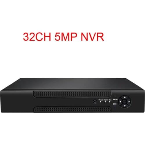 Free shipping H.265 32CH 25CH 5MP 4K NVR Security CCTV DVR NVR 1080P Onvif Max 6TB 2* SATA interface