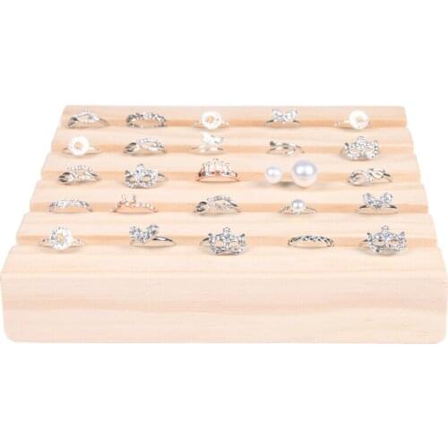 Solid Wood Ring Display Tray Earrings Display Tray Jewelry Display Tray Ring Display Tray