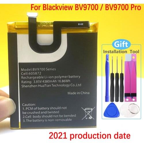 Wisecoco NEW Original 4380mAh Battery For Blackview BV9700 / BV9700 Pro Phone