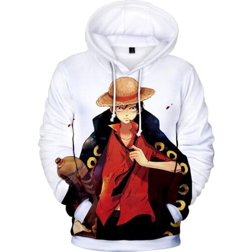 Luxury Popular Nieuwigheid Een Stuk 3D Hoodies Sweatshirt Mannen/Jongen Herfst Winter Fashion Design Hoodie Een Stuk swe Tees