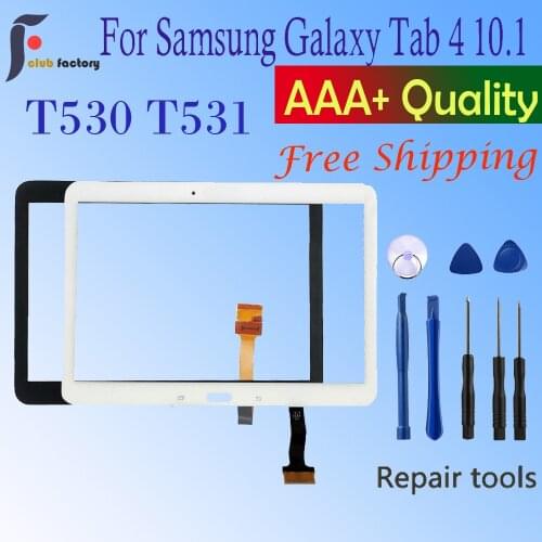 For Samsung GALAXY Tab 4 10.1" T530 T531 T535 SM-T530 Touch Screen Digitizer Glass Sensor Panel Tablet PC Replacement