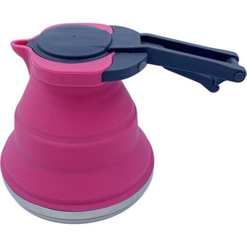 1.5L Folding Kettle Portable Water Boiler Camping Picnic Equipment Travel Folding Kettle