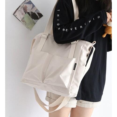 New Big Capacity Design Oxford Women Shoulder Bag Fashionable Girls College Book Daily Shopping Crossbody Satchels Wholesale