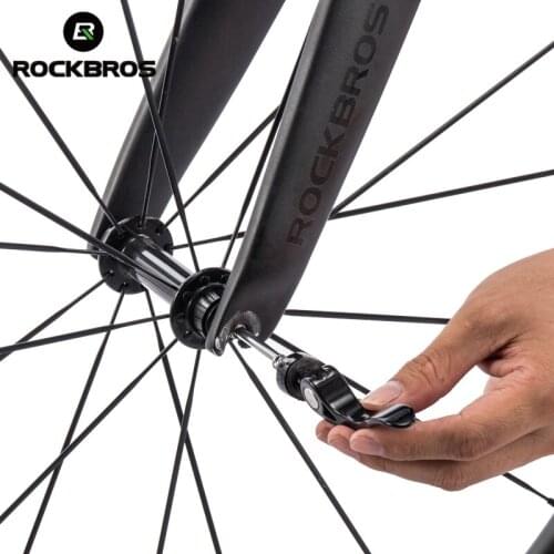 ROCKBROS Bike Quick Release Theft Skewers Anti-rust Bike MTB Front Rear Wheel Hub Skewers Quick Release Skewers Bicycle Parts