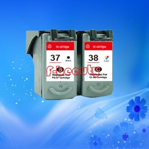 High quality PG-37 CL-38 ink cartridge for Canon IP1880 IP1900 IP2500 IP2600 MP140 MP190 MP210 MP220 MP470 MX300 MX310