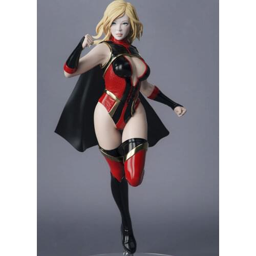 1/24 75mm 1/18 100mm Resin Model Kits Super Girl Unpainted No Color RW-312