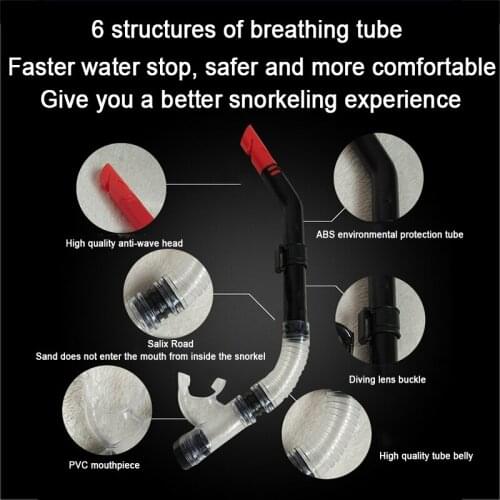 1 Set Swimming Goggles Underwater Fog Half Face Nose Clip Glasses Diving Bikini Mask Tempered Glass Lens Snorkel Goggles