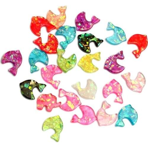 13x12mm Resin Mixed Transparent Small Elephant Decoration Crafts Flatback Cabochon Embellishments Scrapbooking DIY Accessories