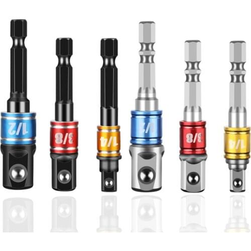 3pcs hige quality Chrome Vanadium Steel Socket Adapter Hex Shank ,Extension Drill Bits Driver Electrical Drilling Head