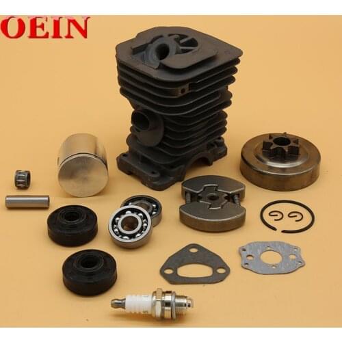 38MM & 40mm Cylinder Piston BearingOil Seal Clutch Drum Kit Fit For HUSQVARNA 142 141 137 136 Chainsaw Parts OEM 530 06 99 40